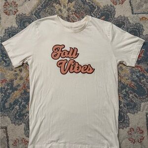 Fall Vibes Cream T-Shirt